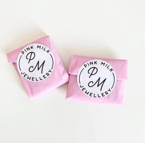 Pink Milk Jewellery eCommerce Website Product Wrapping